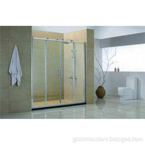 Durable Shower Safety Tempered Glass Clear , 10mm Reinforce